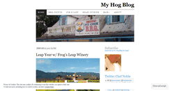 Desktop Screenshot of myhogblog.wordpress.com