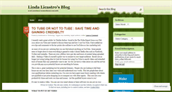 Desktop Screenshot of lindalicatro.wordpress.com