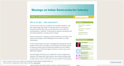 Desktop Screenshot of indiavlsi.wordpress.com