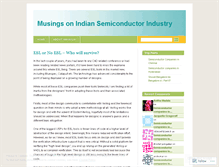 Tablet Screenshot of indiavlsi.wordpress.com