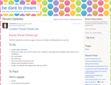 Tablet Screenshot of bedaretodream.wordpress.com