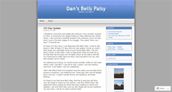 Desktop Screenshot of dansbellspalsy.wordpress.com