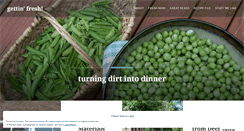 Desktop Screenshot of gettinfreshblog.wordpress.com