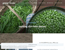 Tablet Screenshot of gettinfreshblog.wordpress.com