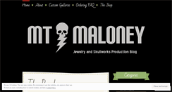 Desktop Screenshot of mtmaloney.wordpress.com