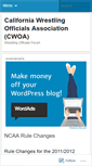 Mobile Screenshot of calofficials.wordpress.com
