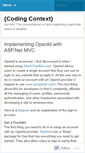 Mobile Screenshot of codingcontext.wordpress.com