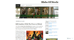 Desktop Screenshot of blabsofsteele.wordpress.com