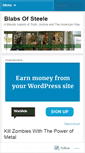Mobile Screenshot of blabsofsteele.wordpress.com
