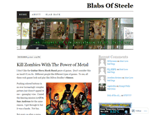 Tablet Screenshot of blabsofsteele.wordpress.com