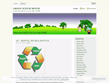 Tablet Screenshot of greenbitch.wordpress.com