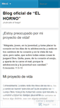 Mobile Screenshot of elhorno.wordpress.com