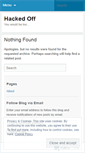 Mobile Screenshot of hackedoff.wordpress.com