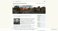 Desktop Screenshot of livingcamposantamargherita.wordpress.com