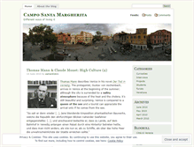 Tablet Screenshot of livingcamposantamargherita.wordpress.com