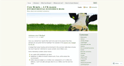 Desktop Screenshot of cowburps.wordpress.com