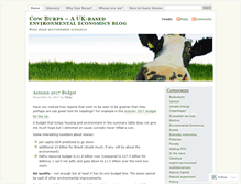 Tablet Screenshot of cowburps.wordpress.com