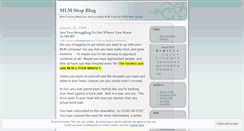 Desktop Screenshot of mlmstop.wordpress.com