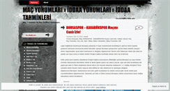 Desktop Screenshot of macyorumlari.wordpress.com