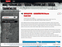 Tablet Screenshot of macyorumlari.wordpress.com