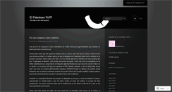 Desktop Screenshot of elfabulosoyo.wordpress.com