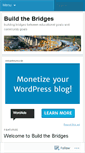 Mobile Screenshot of buildthebridges.wordpress.com