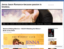 Tablet Screenshot of jennajaxon.wordpress.com