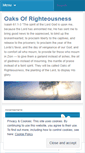 Mobile Screenshot of isaiah61oaksofrighteousness.wordpress.com