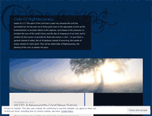 Tablet Screenshot of isaiah61oaksofrighteousness.wordpress.com