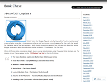 Tablet Screenshot of bookchase.wordpress.com