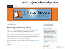 Tablet Screenshot of jryanrosser.wordpress.com