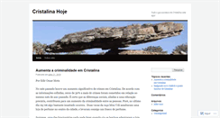 Desktop Screenshot of cristalinahoje.wordpress.com