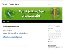 Tablet Screenshot of dsjswat.wordpress.com