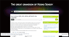 Desktop Screenshot of husnusensoy.wordpress.com