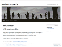 Tablet Screenshot of mariophotography.wordpress.com