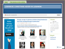 Tablet Screenshot of christianinlebanon.wordpress.com