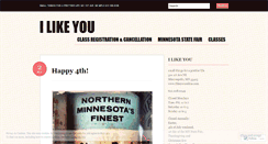 Desktop Screenshot of ilikeyoublog.wordpress.com