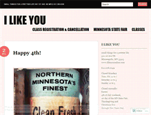 Tablet Screenshot of ilikeyoublog.wordpress.com