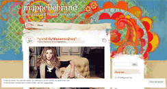 Desktop Screenshot of mappellebrand.wordpress.com