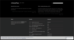 Desktop Screenshot of nsharporg.wordpress.com