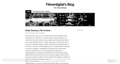 Desktop Screenshot of filmordigital.wordpress.com