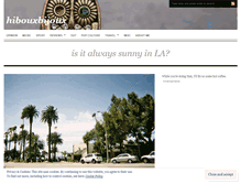 Tablet Screenshot of hibouxbijoux.wordpress.com