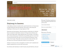 Tablet Screenshot of decotales.wordpress.com