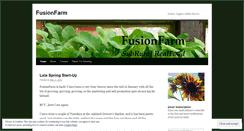 Desktop Screenshot of fusionfarm.wordpress.com