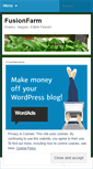 Mobile Screenshot of fusionfarm.wordpress.com