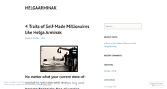 Desktop Screenshot of helgaarminak.wordpress.com