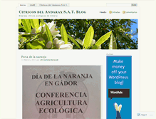 Tablet Screenshot of citricosdelandaraxsat.wordpress.com