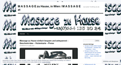 Desktop Screenshot of massagezuhause.wordpress.com