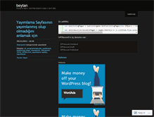Tablet Screenshot of beytan.wordpress.com