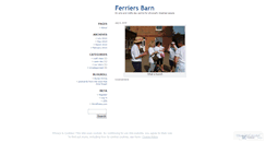 Desktop Screenshot of ferriersbarn.wordpress.com